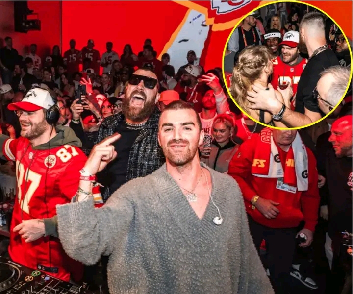 A moment to remember!!! This is how Travis Kelce INTRODUCED Taylor to all his friends…