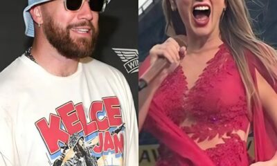 “I’m shocked but I love surprises like this” — Taylor Swift confessed that She was shocked to see Travis Kelce in Dublin for her concert because she wasn’t informed the NFL superstar will be flying to Dublin to watch her show but she love it as both of them locked eyes while she was performing.