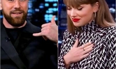 WATCH: Emotional moment as Travis Kelce says in an interview “Taylor Swift Made me a Different Man”…watch Taylor Swift blushing.