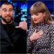 WATCH: Emotional moment as Travis Kelce says in an interview “Taylor Swift Made me a Different Man”…watch Taylor Swift blushing.