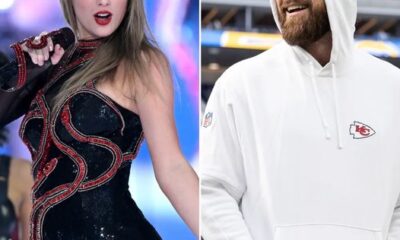 Watch Travis Kelce and Taylor Swift’s Affectionate Reunion After His 13th Eras Tour Show.