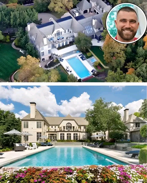 Travis Kelce Bought this $6M Home in Leawood, Kansas to Impress Taylor Swift😀