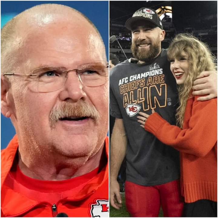 Chiefs Coach Andy Reid reveals his thoughts on why Travis and Taylor have not broken up and survived: “Taylor Swift and Travis Kelce’s relationship survives because of THIS”.