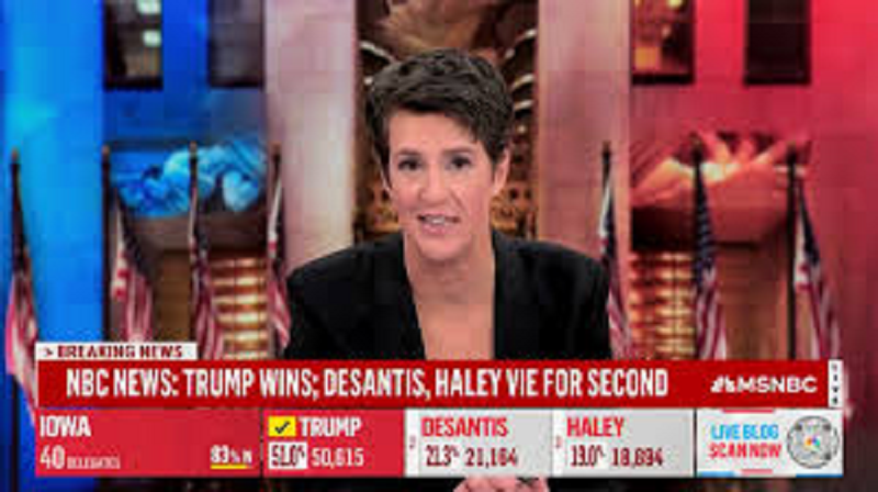 Rachel Maddow explains why MSNBC didn’t broadcast Trump’s post-arrest speech