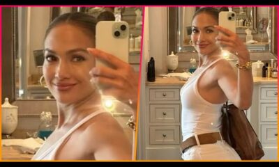 Jennifer Lopez shares optimistic message while posing for glamorous selfies in bed amid rumored marriage woes: 'Today is gonna be a great day'